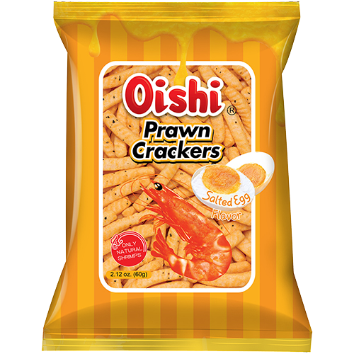 WS054 Oishi Prawn Crackers Salted Egg Swee s Group Singapore 